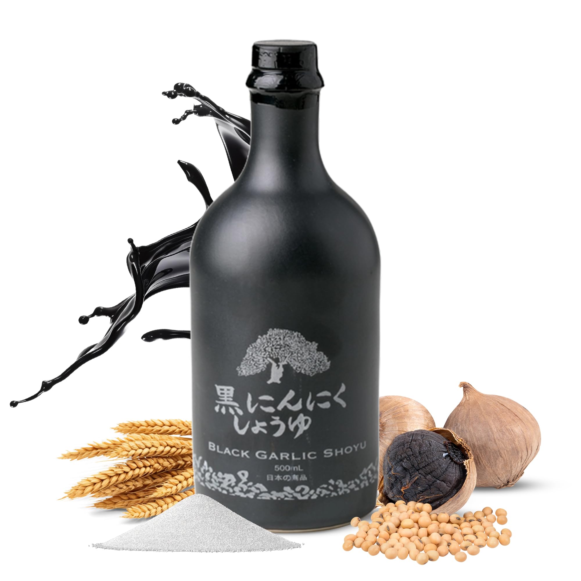 Amazon.com : Haku Black Garlic Shoyu (500 ml) : Grocery & Gourmet Food